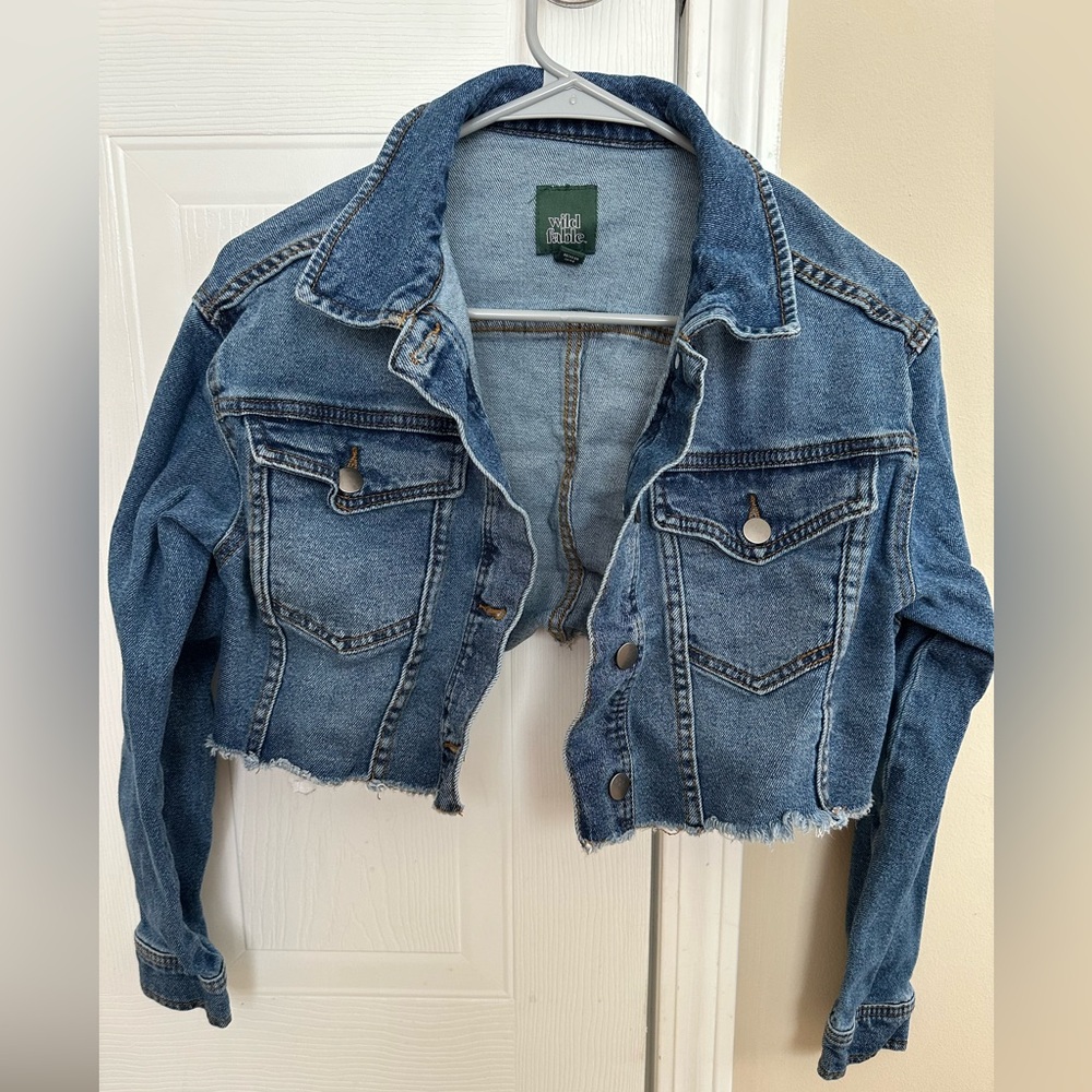 Cropped Jean Jacket